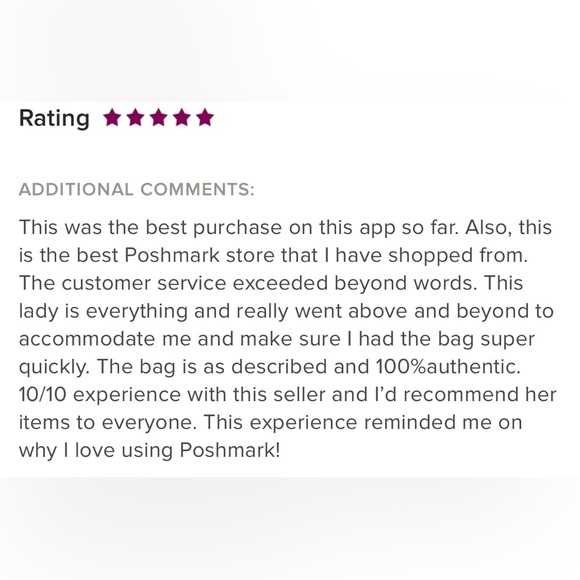 TOP POSHMARK SELLER ❤️❤️❤️
I WILL ALWAYS RESPOND WITHIN 24HRS - Picture 5 of 16